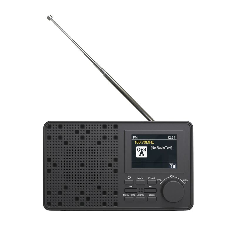 شاشة TFT DAB FM راديو محمول المنزل DAB FM راديو الإنترنت ضوضاء منخفضة